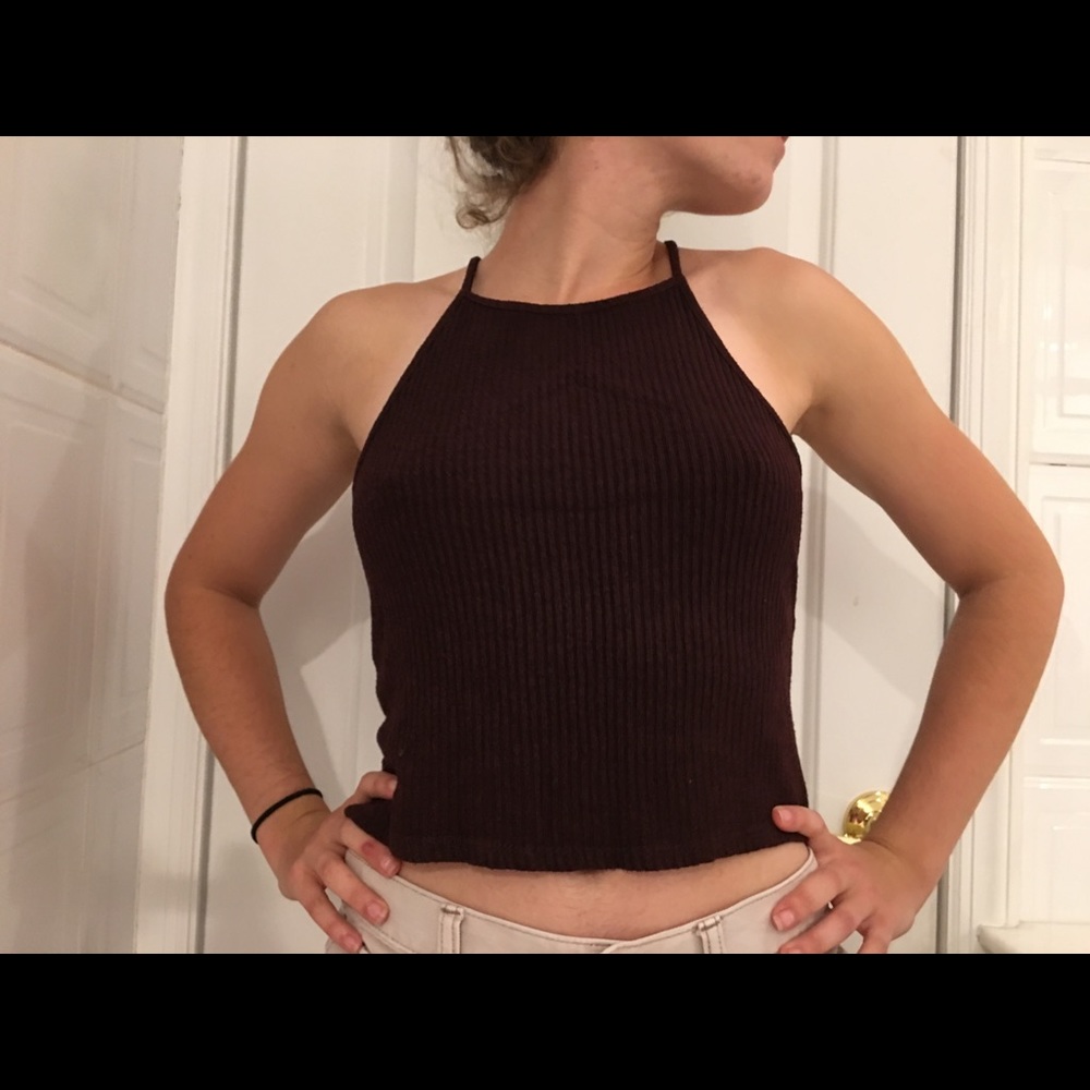 Cotton ribbed tank tops